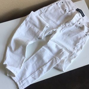 White Express jean